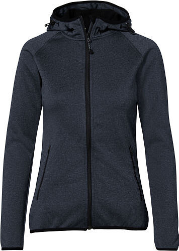 Damen Kapuzen-Tecjacke Florida 263, tinte meliert 