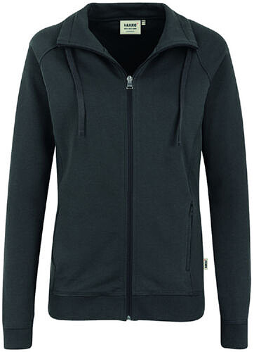 Damen Sweatjacke College 406, anthrazit 