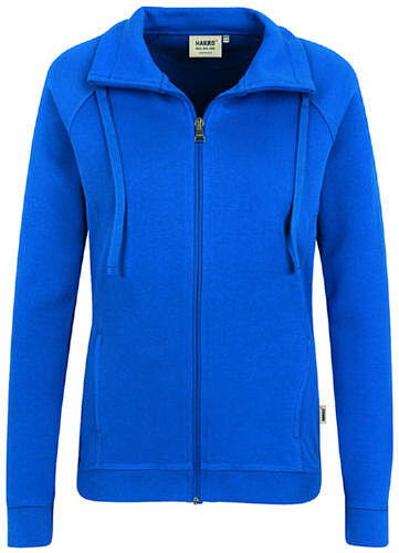 Damen Sweatjacke College 406, royalblau 