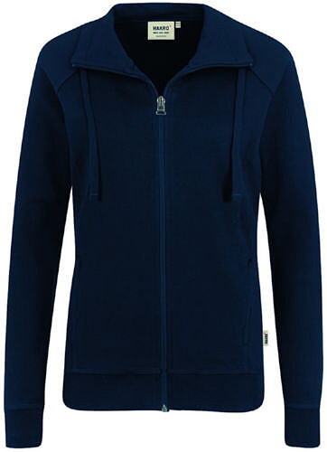 Damen Sweatjacke College 406, tinte 