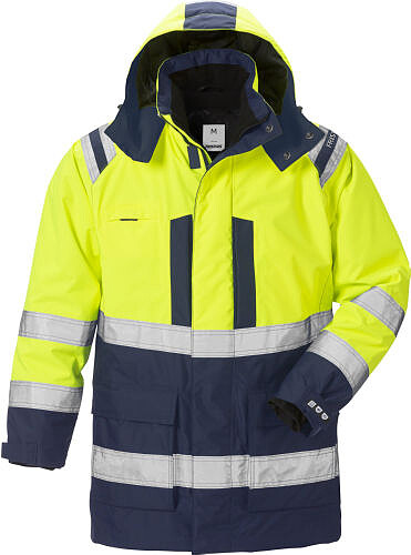 High Vis Airtech® 3in1 Parka 4036 GTT, warngelb/marine 