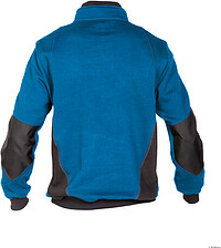 DASSY® Sweatshirt Stellar, azurblau/anthrazitgrau 