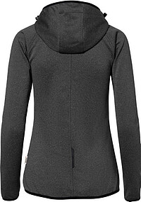 Damen Kapuzen-Tecjacke Florida 263, anthrazit meliert 