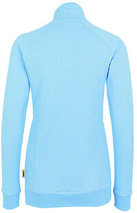 Damen Sweatjacke College 406, eisblau 